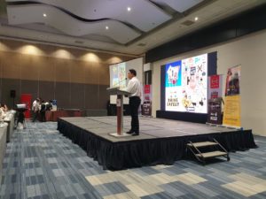 Mr. Rizaldy Ramos during his talk for the Transport Cooperative National Congress 2019